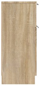 Servanta, stejar sonoma, 30x30x70 cm, lemn compozit 1, Stejar sonoma
