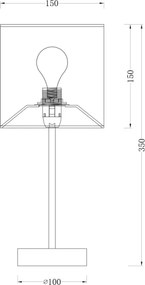 Globo 15188T - Lampa de masa AMY I 1xE14/40W/230V