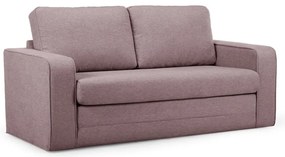 Canapea roz-deschis extensibilă 160 cm Come – Bobochic Paris