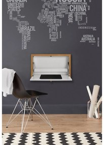 Masă de perete pliabilă Woodman Brenta, alb