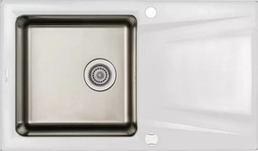 Chiuveta Deante Prime din granit, cuva din inox 86x50 cm