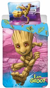 Gardienii Galaxiei I am Groot Set de lenjerie de pat I am Groot 140x200 cm, 70x90 cm