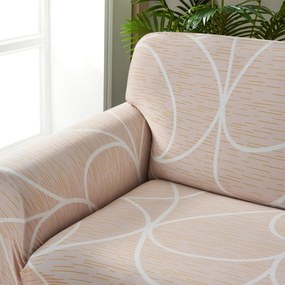 Husă pentru fotoliu 4Home Abstract bej , 90-140 cm+ husă de pernă gratuit, 90-140 cm