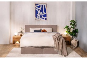 Pat boxspring taupe 160x200 cm Olia Bold – Bonami Selection