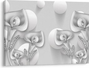 Tablou -Design flori (70x50 cm)