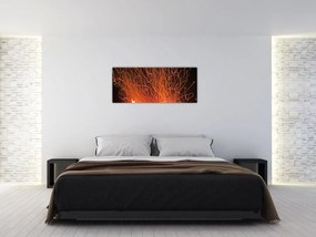 Tablou cu focul (120x50 cm)