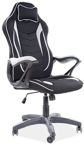 Fotoliu de birou Zerra (gri + negru). Promo -6%. 1050656