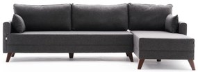 Canapea extensibilă Bellina 1 (antracit) (D). 1063019