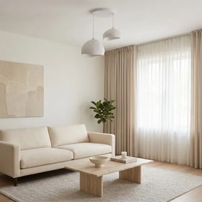 Brilagi - Lustră suspendată WABI SABI, 2x E27, max. 40 W, 230 V, Ø 70 cm, alb