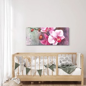 Tablou - Orhidee, acvariu (120x50 cm)