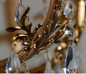Candelabru 24 brate LUX cu cristale Scholer, Nur