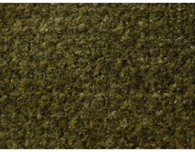 Pat matrimonial verde închis tapițat cu somieră 180x200 cm Makana – Makamii