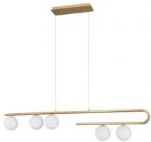 Suspensie moderna 5 becuri G9 Cantona 9960616 Nova Luce