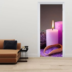 Fototapet pentru ușă - Ustensile SPA (95x205cm)