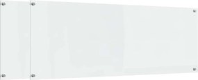 vidaXL Panou de bucătărie 2 pcs Transparent 110 x 40 cm