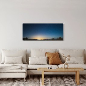 Tablou - Cer de noapte deasupra drumului (120x50 cm)