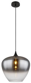 Lustra/Pendul design modern MAXY negru/fumuriu