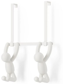 Cuier de ușă alb din plastic 22 cm Buddy – Umbra