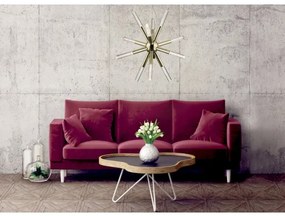 Lustră LED pe cablu Klausen 149000 EIRENE 12xLED/5W/230V auriu