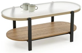 Masuta de cafea Kamala natur/negru L110 cm