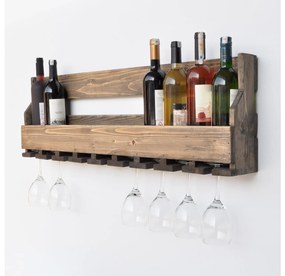 Suport pentru vin Nupati 4 (Nuc) . 1096146