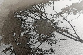 Tablou copac foios minimalist
