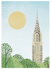 Poster 30x40 cm Chrysler Building - Travelposter