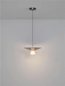 Lustra LED suspendata BARIS Nut Brown 38cm