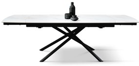 Masa ceramica extensibila Sahara Statuario 140 cm /90 cm /75 cm