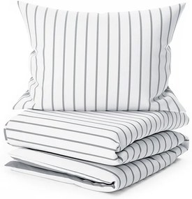 Lenjerie de pat din bumbac Caprivi gri nasture Dimensiune lenjerie de pat: 70 x 90 cm | 140 x 220 cm