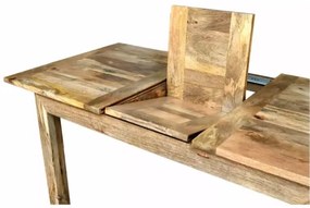 Masă pliabilă de sufragerie HINA 180x90 cm lemn masiv/manghier