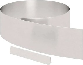 vidaXL Margine pentru gazon Argintiu 450 x 0.05 x 15 cm