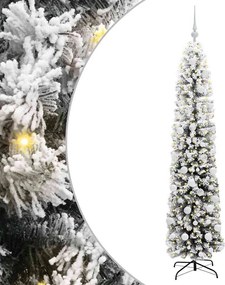 vidaXL Brad de Crăciun artificial Verde 180 cm PVC și oțel și plastic