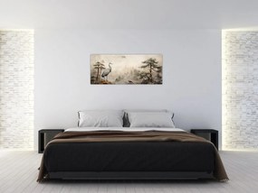 Tablou - Desen animat peisaj (120x50 cm)