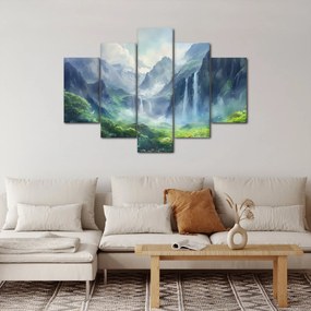 Tablou - Valea cascadelor (150x105 cm)
