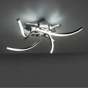 Lustră LED RGB dimabilă SWING LED/24,4W/230V Leuchten Direkt 11995-55 + telecomandă