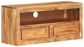 Comoda TV, 88x30x40 cm, lemn masiv de acacia 1, lemn masiv de acacia