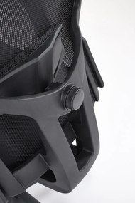 Scaun de birou Mason negru H130 cm