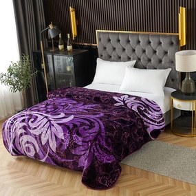 Pătură Cocolino gofrată 3D, mov, 200x240 cm, 2,2 kg, PGU206
