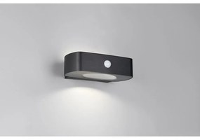 Corp de iluminat pentru exterior LED, de perete, solar (înălțime 6 cm) Bilbao – Reality