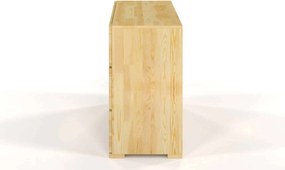 Comodă lemn masiv TerraCraft Pin 3+2 Sertare, 120 × 45 × 81 cm - Natural