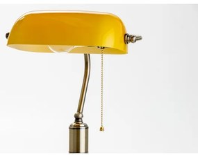 Lampă de masă Brilagi BANK OFFICE 1xE27/60W/230V alamă/portocaliu