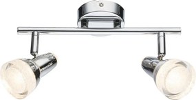 Globo 56134-2 - Spot LED ALASKA 2xLED/4W/230V crom lucios