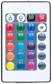 Grundig - Lampă de podea LED RGBW dimabilă LED/10W/5V neagră + telecomandă