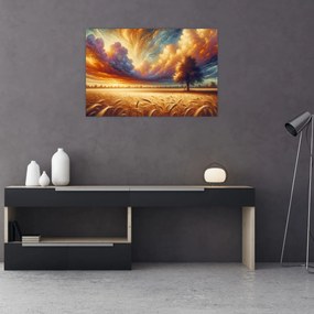 Tablou – Arbore pe câmp (90x60 cm)