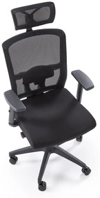 Scaun de birou Mason negru H130 cm
