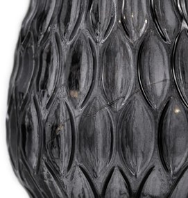 Sfesnic decorativ din sticla Culoare negru, LED MADRID
