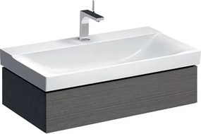 Dulap baza pentru lavoar suspendat Geberit Xeno2 gri 1 sertar 88 cm