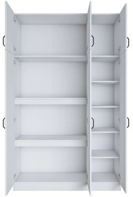 Dulap cu rafturi Bafaretta 4 (alb). 1106725