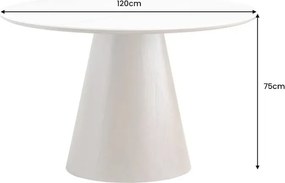 Masa rotunda, Ceramica Alba, Furnir Nuc, UNIQUE 120cm A-45144 VC